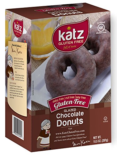 image for Katz Gluten Free Donut Variety Pack, 1 Powdered, 1 Cinnamon, 1 Chocola