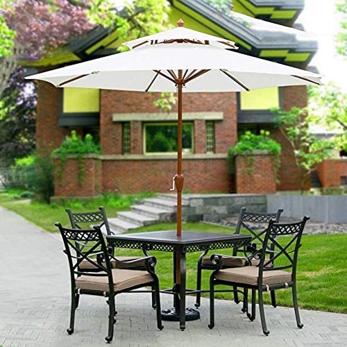 CCLLA Outdoor Garten Sonnenschirme Outdoor Patio Regenschirm Tisch Markt Regenschirm Wetterfeste Abdeckung, tragbare… – Bild 3