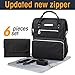 SoHo Collections,Wide opening diaper bag backpack 6 pcs set (Classic black)