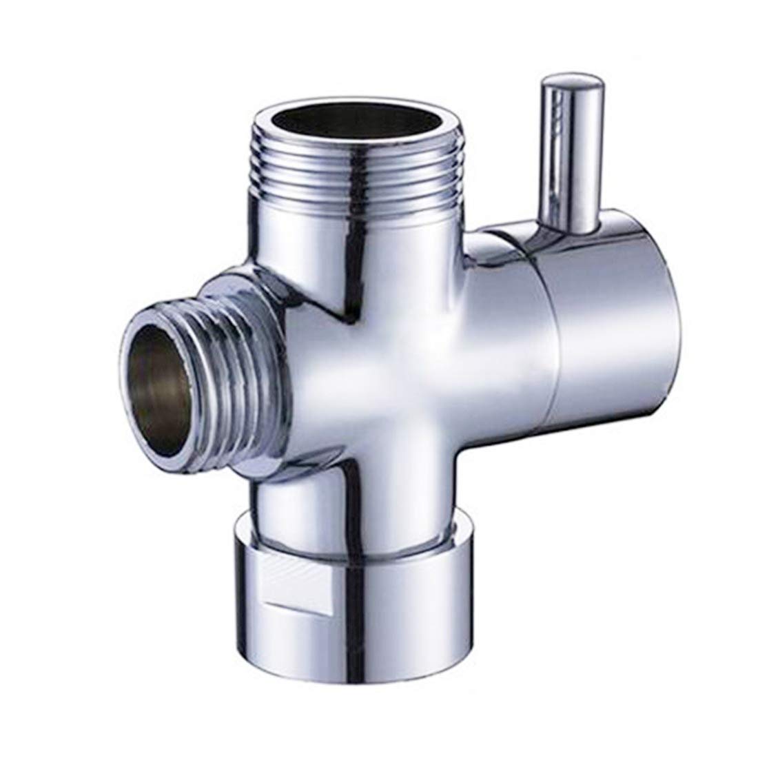 3Way Shower Arm Diverter Splitter Adapter Angle Valve Chrome Brass for The Shower Head