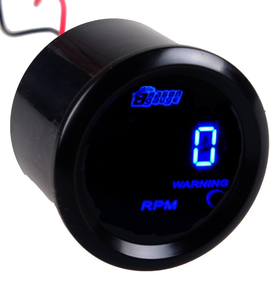 52mm Auto Car Digital LED Turbo Boost Gauge Vacuum Press Meter Display