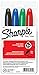 SHARPIE 33074 Super Permanent Markers, Fine Tip, Assorted Colors, 1 Case with 4 Markers