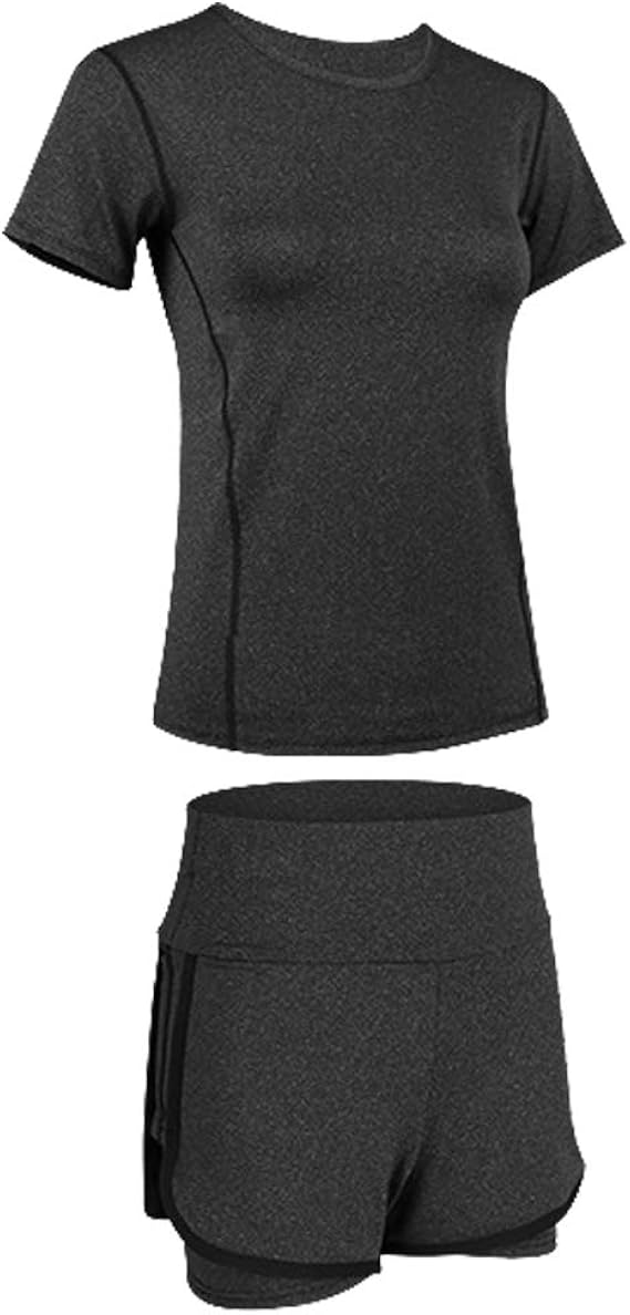 Amazon スポーツウェア レディース ランニングウェア フィットネス ウェア レディース ヨガ ウェア トレーニング 上下セット ウェア ジョギング ジャージ上下セット 通販