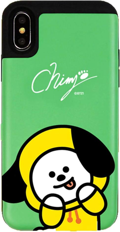 iPhone XR Case, BTS BT21 Official Card Bumper Phone Case (Designed by Bangtan Boys) Kpop (CHIMMY)