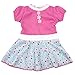 Ebuddy Summer Dress Doll Clothes For 16 Inch High Simulation Baby