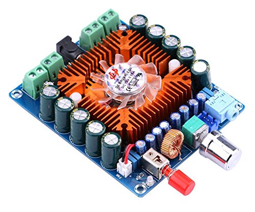 WINGONEER TDA7850 Digital Audio Power Amplifier Ampli Board Hifi Stereo Audio Amplify 50Wx4 Channel DC 12-16V AMP Board with Cooling Fan for Sound System Car Home Speaker Computer Speaker Kit