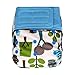 Charcoal Bamboo AIO All-In-One Cloth Diaper w/ Pocket, Hook-and-Loop (Owl)