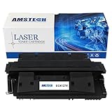 1 Pack Amstech Compatible C4127X Toner Cartridge Replacement for 27X C4127X C4127 C4127A 27A Used For LaserJet 4000 4000N 4000SE 4000T 4000TN 4050 4050N 4050DN 4050T Printer (Black)