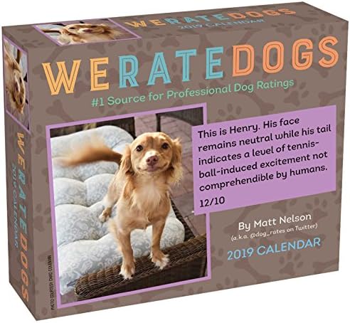 WeRateDogs 2019 Day-to-Day Calendar