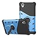 Sony Xperia L1 Case SunRemex Durable Armor with Full Body Protective and Heavy Duty Protection and 360 Degree Rotating Kickstand Design for Sony Xperia L1(2017) (Blue)