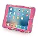 iPad Mini 4 Case, Aceguarder New Design iPad Mini 4 Case Kidsproof Dirtproof Shockproof Cover Case With Stand Super Protection for iPad Mini 4 (Pink Camo-rose)