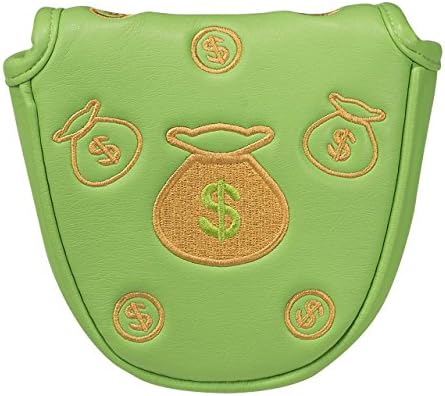 Golf Putter Cover Headcovers Money Bag Metal Mark Headcovers For All Mallet putters