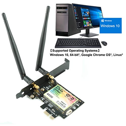 Ubit-AX-WiFi-6-Banda-Dual-2974-Mbps-AX200-PCIE-Tarjeta-de-Red-WiFi-inalmbrica-con-Bluetooth-50-MU-MIMO-OFDMA-Latencia-Ultrabaja