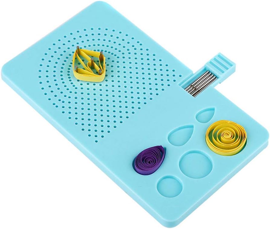 Jennles Paper Quilling Board with Grid Guide for Paper
