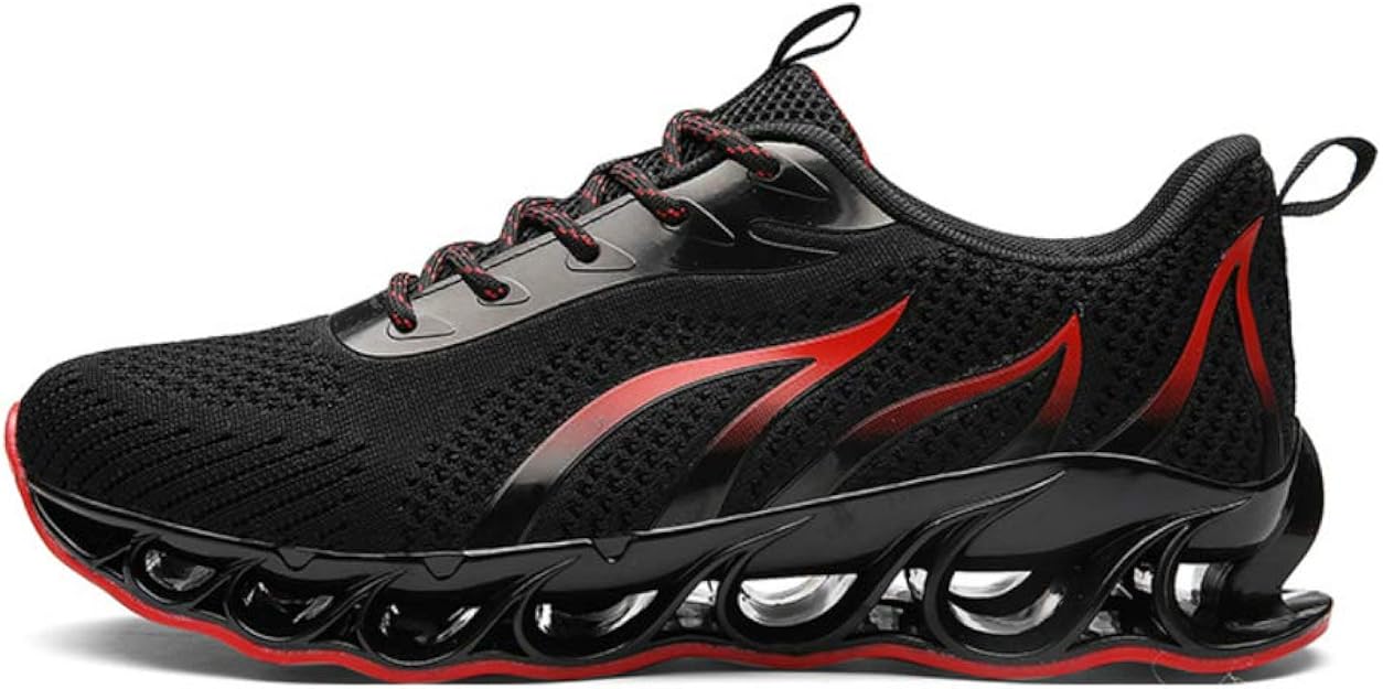 Etiino Men Shock Absorbing Shoes Suitable for Hiking Walking Casual