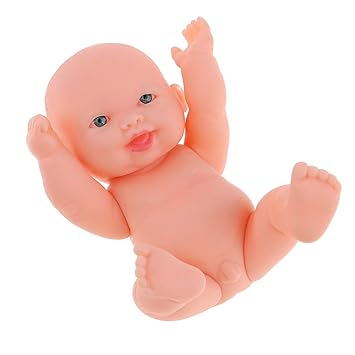 Vinyl Baby Doll Lifelike Newborn Boy Doll Simulation Soft Baby Doll 11cm