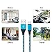 Zouxin HopePow Type C Charger Cable, 3-Pack 6ft Nylon Braided USB C Fast Charging Sync Cable to USB 2.0 for Samsung Galaxy S8, Google Pixel, LG G6 V20 G5, Nexus 6P 5X, HTC 10