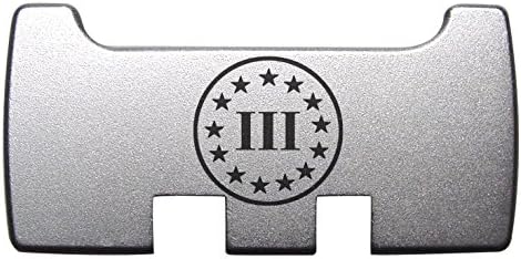 for Glock Rear Ambi Speed Slide Racker Back Plate MOS Optics Silver for Gen 1-4 Most Models - Choose Your Design
