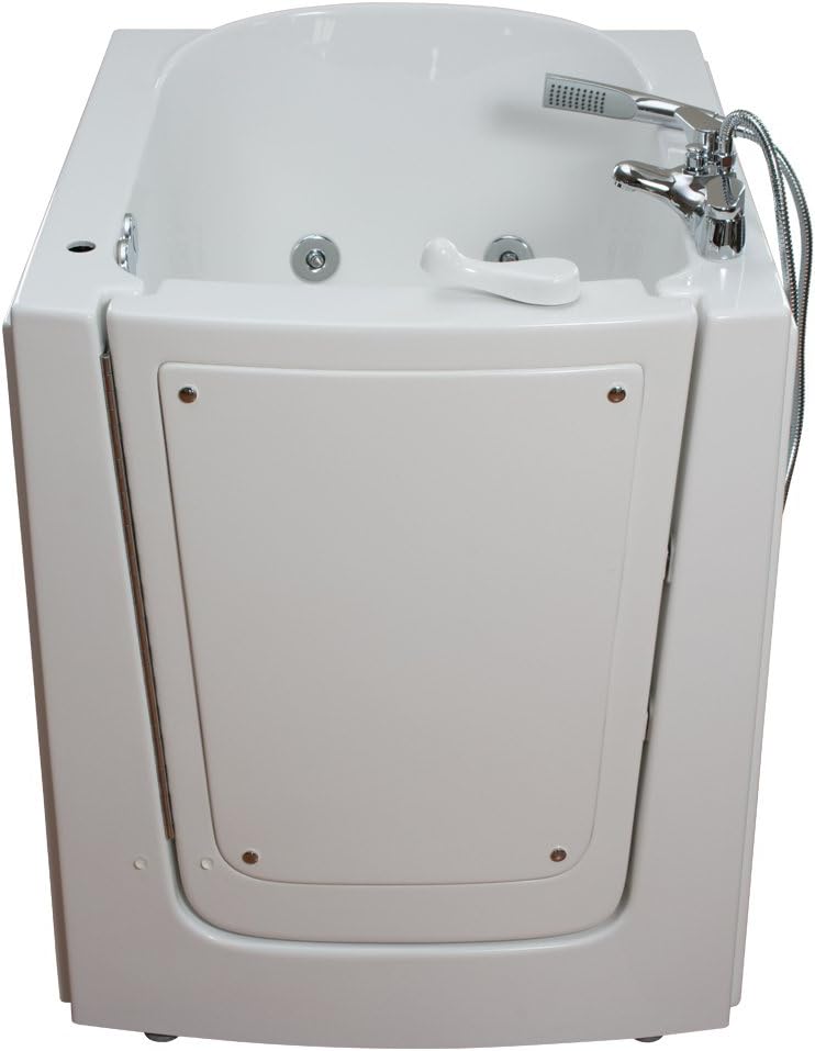 Front Entry Hydrotherapy Massage Whirlpool Walk-In Tub Drain Location: Left