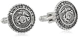 Status Men's Cuff Links U.S. Marine Corps, Silver, One Size
