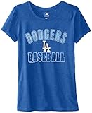 MLB Los Angeles Dodgers Women's 59M Tee, Royal Heather, Large