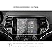 2019 2020 2021 Grand Cherokee Uconnect Touch Screen Car Display Navigation Screen Protector, RUIYA HD Clear TEMPERED GLASS Car In-Dash Screen Protective Film (2019 2020 2021 8.4Inch Navi)