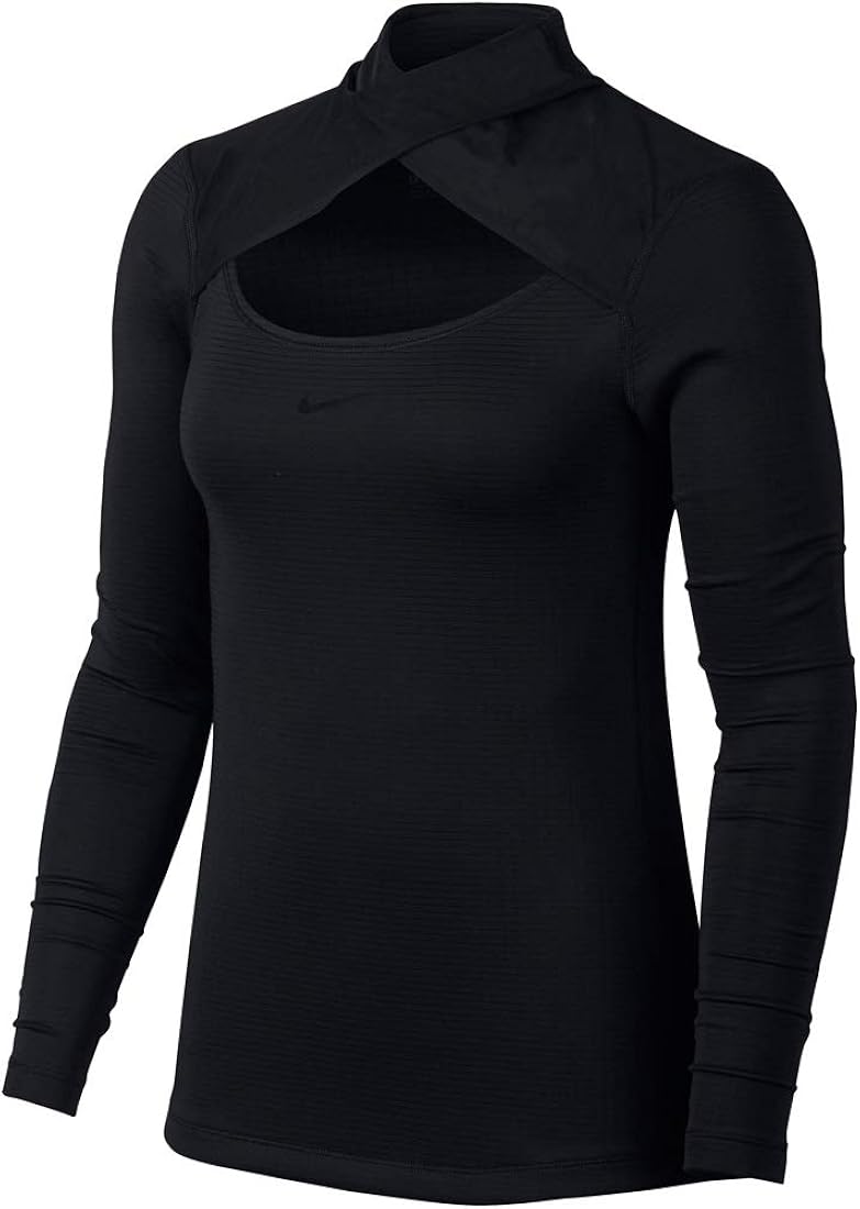 Nike Pro Warm Women's Long-Sleeve Top - Multicoloured - Medium: Amazon.co.uk: Clothing