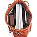 WISHESGEM Women Handbags PU Leather Tote Shoulder Bags Satchel Zipper Cross Body Bags Brown