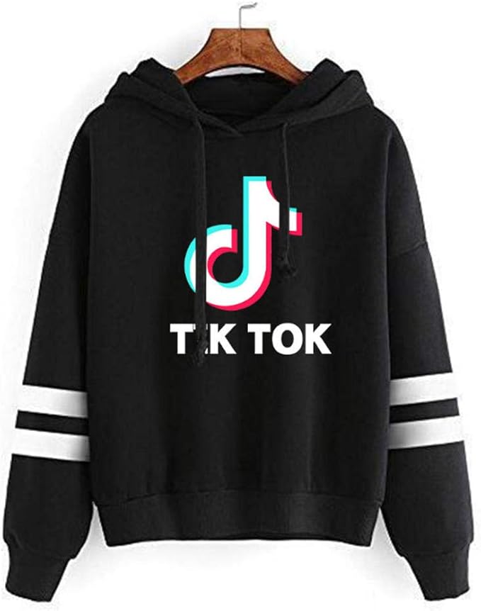 TIK tok Sweater New Trend Hooded Net Red Logo Coat Amazon.es Ropa y