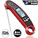 Digital Meat Thermometer with Instant Read Waterproof for Food Cooking,Kitchen Meat Thermometer with Calibration and LCD Backlight Function for BBQ, Steak, Candy, Baking, Turkey, Grill Smokers