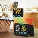 Protmex Projection Alarm Clock Weather Station, PT3391 WWVB Radio Controlled Clock Weather Monitor Indoor/Outdoor Thermometer, Dual Alarm Clocks for Bedrooms, LED Display with Dimmer, 12/24 Hours