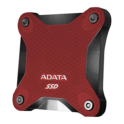 ADATA Entry Series SD600Q: 240GB Red External SSD USB 3.1 Xbox & PS4 Compatible