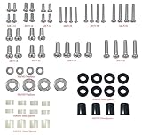 Husky Mounts Universal VESA TV Mount Screws Hardware Kit with M8 M6 M5 M4 Screws Washers spacers Variety to Fit All TV Sizes and Brands Wall mounts Brackets and Curved TVs