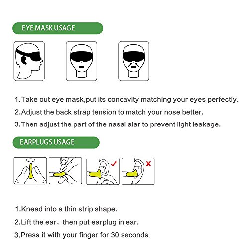 image for FRESHME 3D Light Blocking Sleep Mask - 2 Pack Comfortable & Lightweigh