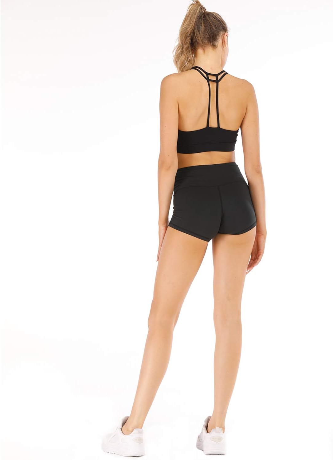 CHRLEISURE Workout Booty Shorts for Women - High Waist Running Athletic Yoga Soft Bike Shorts Leggings at  Women’s Clothing store
