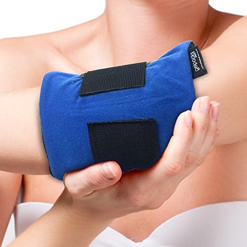 Gel Packs Direct, Reusable Hot & Cold Replacement Elbow Ice Pack with Strap for Tennis Elbow Tendonitis, Sports Injuries