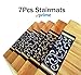 Gloria Low Pile Rubber Backing Non-Slip Stair Treads, Stair Mats, (Set of 7), (8.5