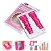 Nail Polish Stencil Flexible Plastic Which Protect The Nail Polish From Leakage And Can Be Reuseable(26pcs with 10 sizes)(2 box)