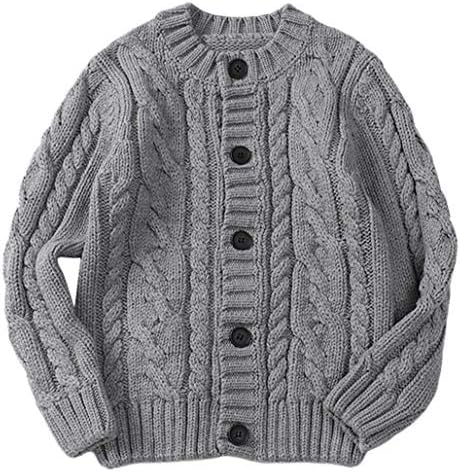 Y Boa 子供服 ニット カーディガン 定番から日本未入荷 セーター アウター ざっくり ケーブル編み 無地 通学 キッズ 秋冬 通園 男の子 ジュニア 女の子 幼児