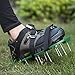 MIGAGA Lawn Aerator Spike Shoes - Heavy Duty Steel Spikes, Adjustable Straps, Zinc Alloy Buckles with Wrench and Bonus Spare Parts - Yard and Garden Tools