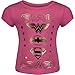 DC Comics Toddler Girls' 4pk T-Shirts Batgirl Supergirl Wonder Woman (4T)