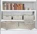 Sorbus Storage Baskets for Organizing (Set of 7), Mesh Hand-Woven Design, Linen Closet Organizers and Storage, Organizer Storage Baskets for Shelves, Variety Pack Organizers and Storage (Beige)