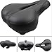 Faswin Comfortable Bicycle Suspension Saddle Bike Seat Gel Saddle, Black