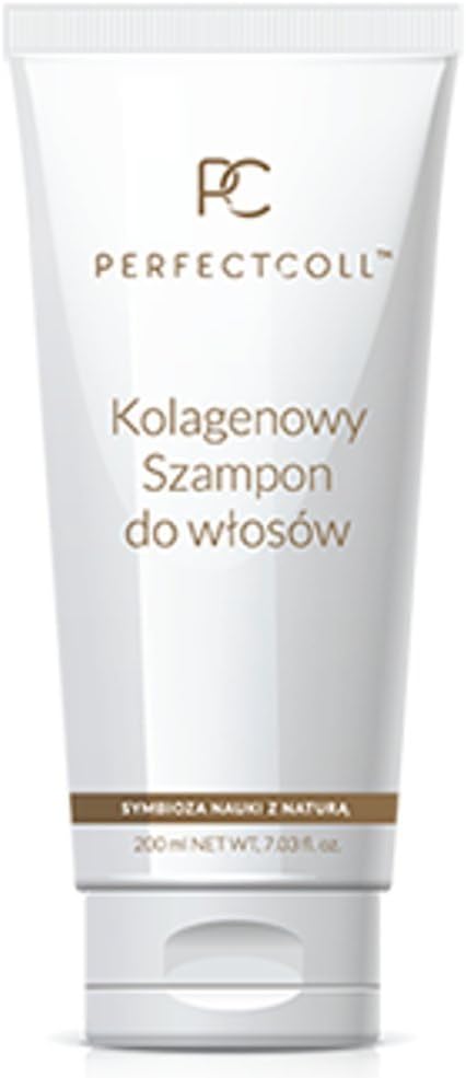 Perfect-Coll COLLAGEN SHAMPOO Deeply Nourishing Gentle Cleanshing Hair Care All-Natural Organic 200ml, 200 Milliliters