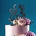 Mr and Mrs Wedding Cake Topper with Customizable Date, Name and Color-D9