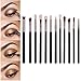 Start 12 pcs/Sets Makeup Brush Set for Eye Shadow Foundation Eyebrow Lip (Pink)
