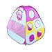 Truedays 3 in 1 Portable Pop up Playhouse Kids Play Tent with Tunnel Ball Pit Indoor and Outdoor Toy, Purple