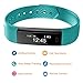 Semaco Fitness Tracker, Color Screen Heart Rate Monitor Waterproof Smart Activity Tracker Sleep Weather Step Calories Pedometer Sport Watch Wristband for Android & IOS(Black)