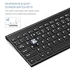 Wireless-Rechargeable-Keyboard-Jelly-Comb-KUS-009D-24GHz-Compact-Wireless-Keyboard-QWERTY-UK-Layout-Ultra-Slim-Portable-Black Wireless Rechargeable Keyboard, Jelly Comb KUS-009D 2.4GHz Compact Wireless Keyboard QWERTY UK Layout, Ultra Slim…