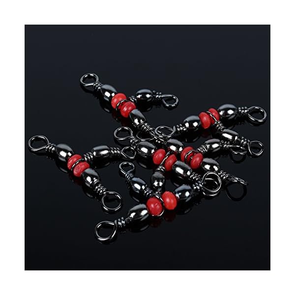 Pisfun-Three-Way-Swivel-Connector-3-way-T-Turn-Swivels-Large-Bass-For-Fishing-50Pcs